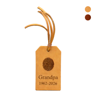 Front image of Genuine Leather Bookmark