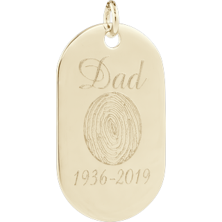 Yellow Gold Memory Tag